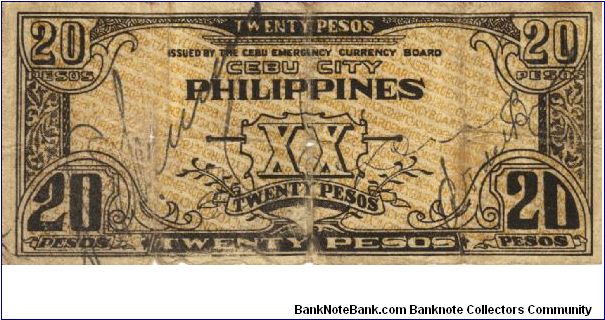 Banknote from Philippines year 1942
