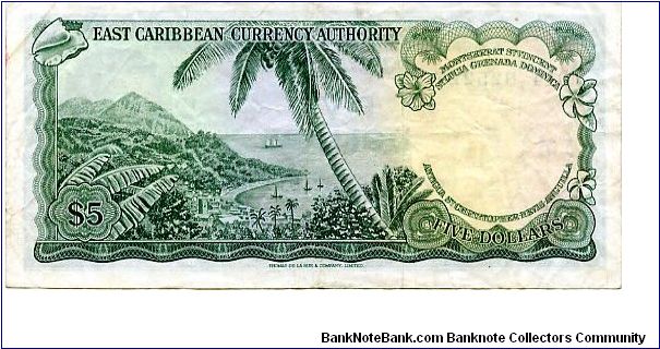 Banknote from Antigua and Barbuda year 1965