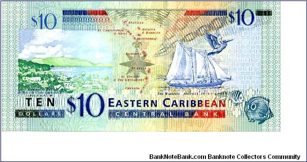 Banknote from Antigua and Barbuda year 2003