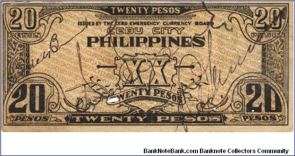 Banknote from Philippines year 1942