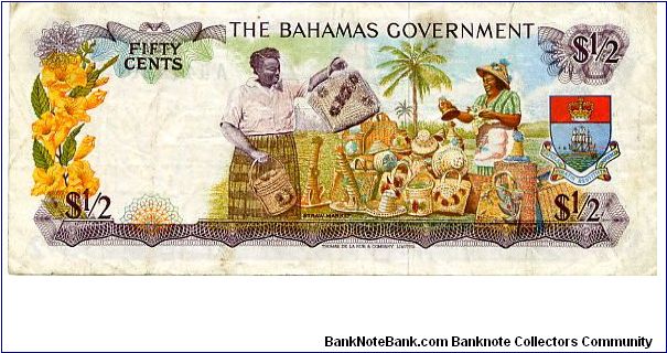 Banknote from Bahamas year 1965