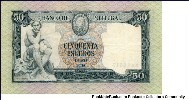 Banknote from Portugal year 1960