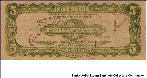 Banknote from Philippines year 1943