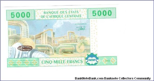 Banknote from Central African Republic year 2002