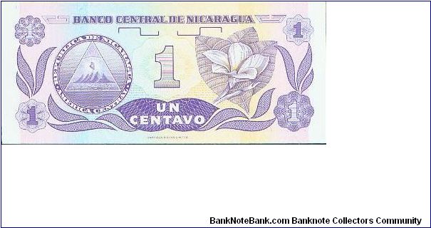 Banknote from Nicaragua year 1991