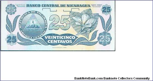 Banknote from Nicaragua year 1991