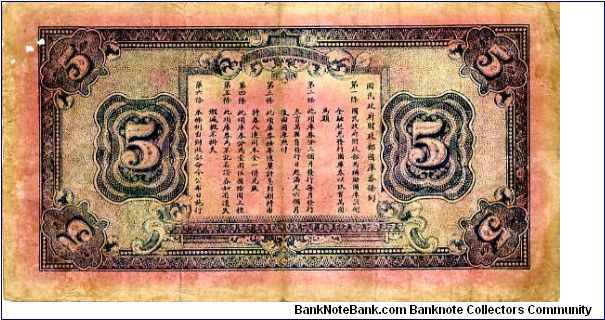 Banknote from China year 1927