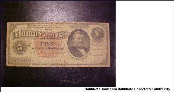 FR 260 Rosencrans-Hyatt with the Morgan Silver Dollar back! Banknote