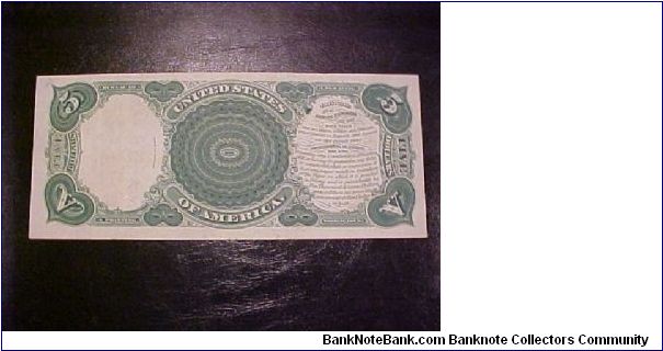 Banknote from USA year 1907