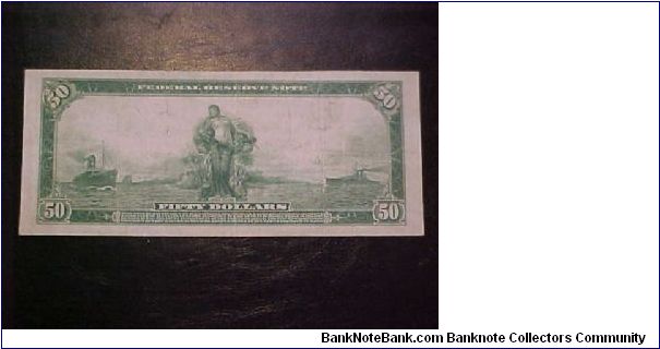 Banknote from USA year 1914