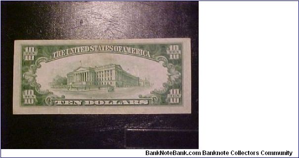 Banknote from USA year 1934