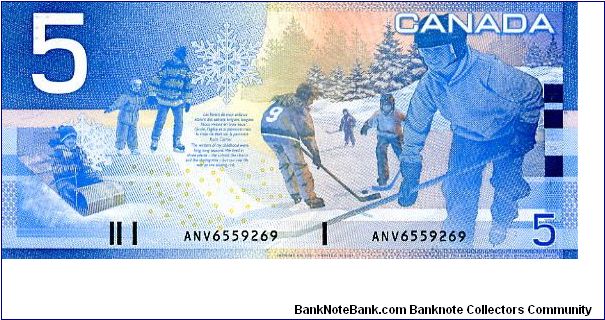 Banknote from Canada year 2002