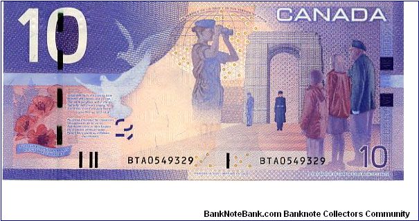 Banknote from Canada year 2005