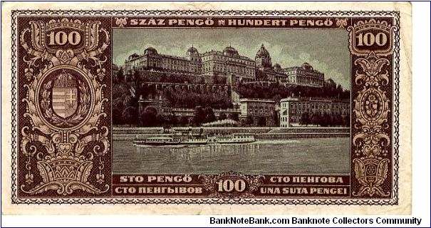 Banknote from Hungary year 1945