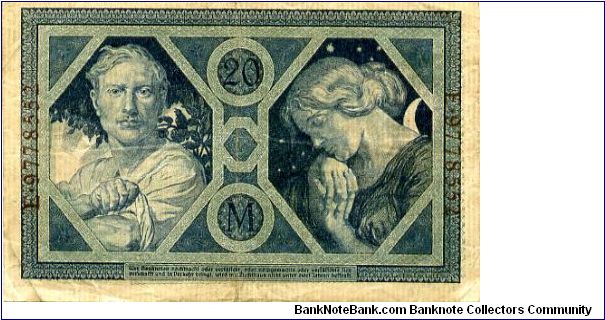 Banknote from Germany year 1915