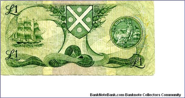 Banknote from Scotland year 1984