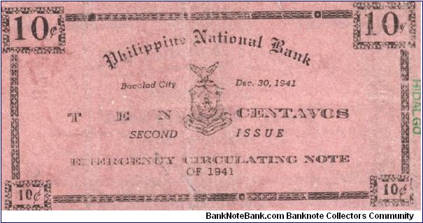 Banknote from Philippines year 1941