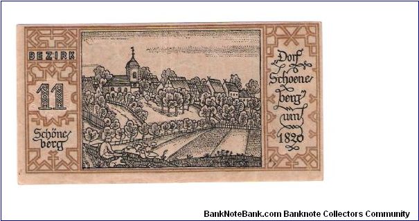 Banknote from Germany year 1921