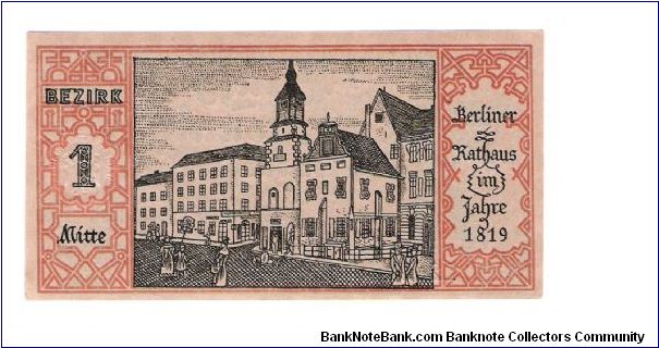 Banknote from Germany year 1921