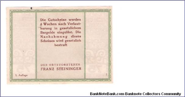 Banknote from Austria year 1920