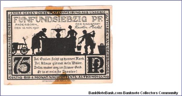 Banknote from Germany year 1924