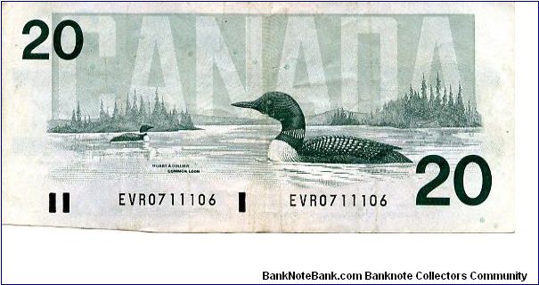 Banknote from Canada year 1993