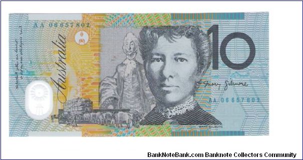 Australia 10 Polymer note

From triggersmob
the CCF Forum in a Trade Banknote