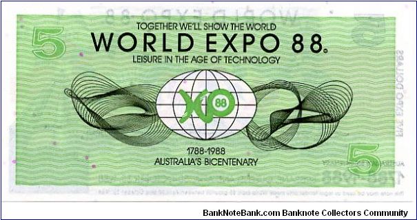 Banknote from Australia year 1988