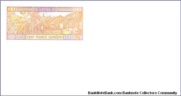 Banknote from Guinea year 1998