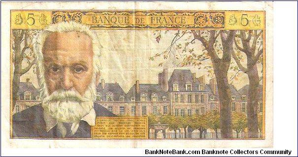 Banknote from France year 1963