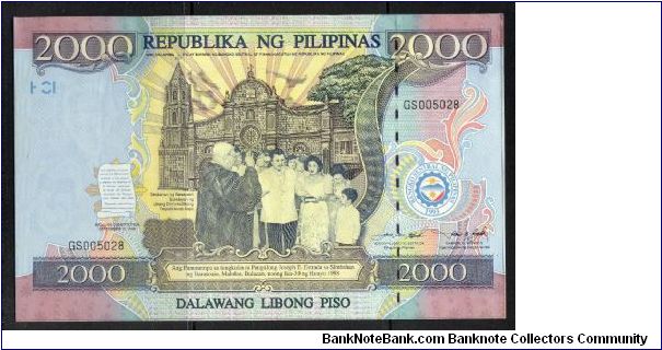 P-189 2000 piso Banknote