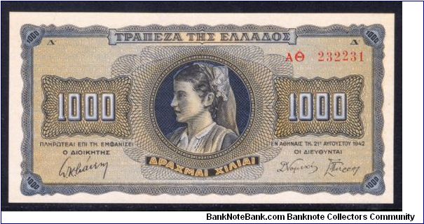 P-118 1000 drachmai Banknote
