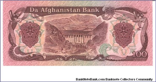 Banknote from Afghanistan year 1991