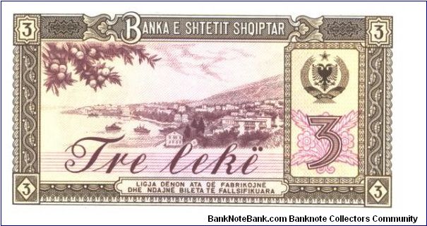 Banknote from Albania year 1976