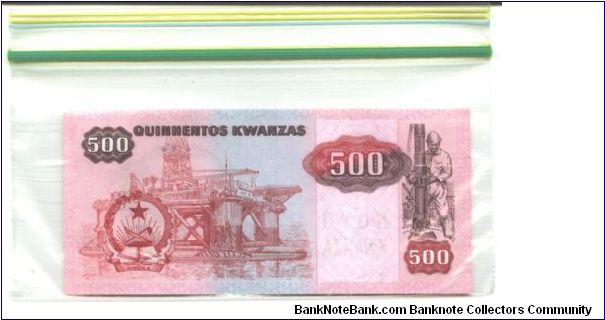 Banknote from Angola year 1991