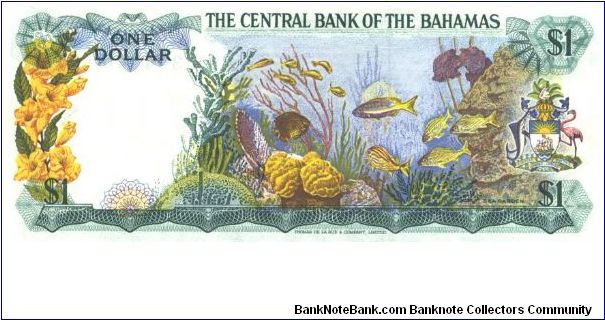 Banknote from Bahamas year 1974