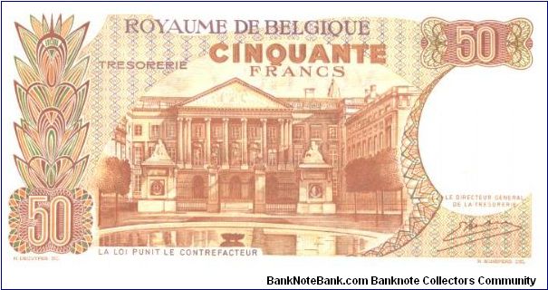 Banknote from Belgium year 1966