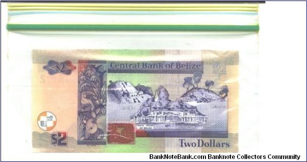 Banknote from Belize year 2003