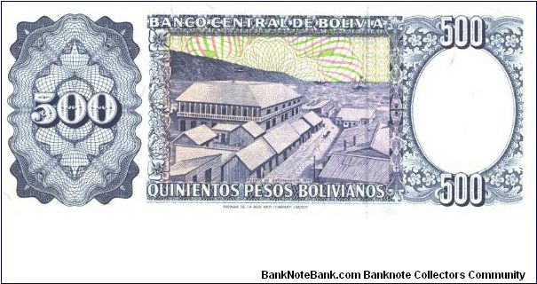 Banknote from Bolivia year 1981