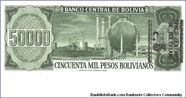 Banknote from Bolivia year 1987