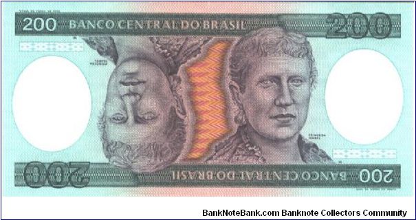 Green and violet on multicolour underprint. Princess Isabel at center. Back brown and green; Two women cooking outdoors. Banknote