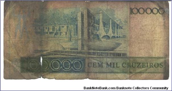 Banknote from Brazil year 1985