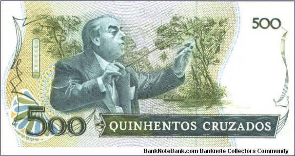 Banknote from Brazil year 1986