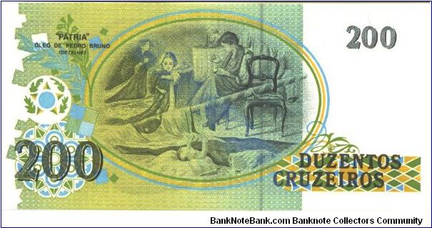 Banknote from Brazil year 1989