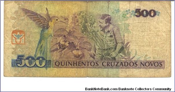 Banknote from Brazil year 1990