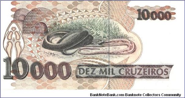 Banknote from Brazil year 19911993