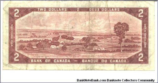 Banknote from Canada year 1954