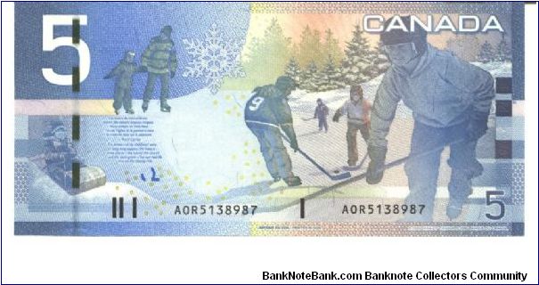 Banknote from Canada year 2002