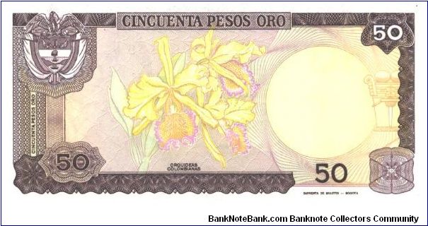 Banknote from Colombia year 1986