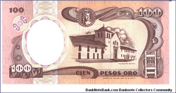 Banknote from Colombia year 1991